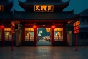 《樱花邮局》封面：红邮箱与飘落的樱花瓣